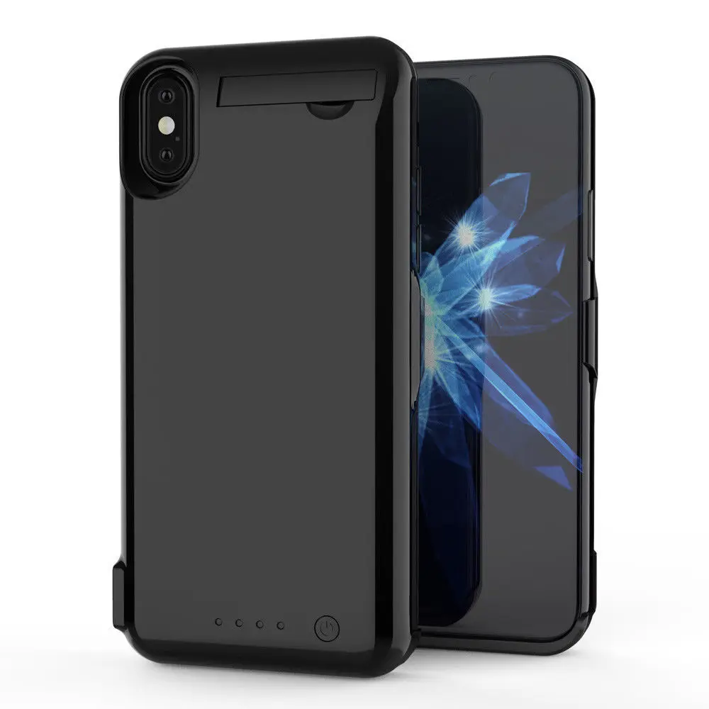 10000mAh Power Bank Case Cover for iphoneX iPhone X External Portable Backup Battery Charger