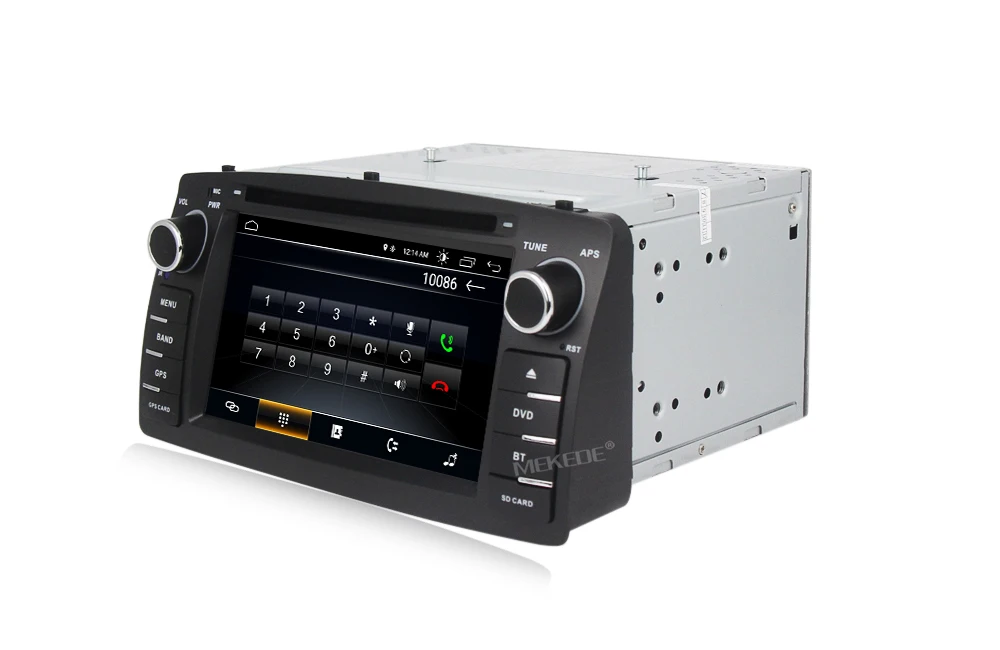 Discount Quad core car radio Fit for Toyota Corolla E120 BYD F3 with android 8.1 system support gps dvd navigation autoaudio wifi BT SWC 15