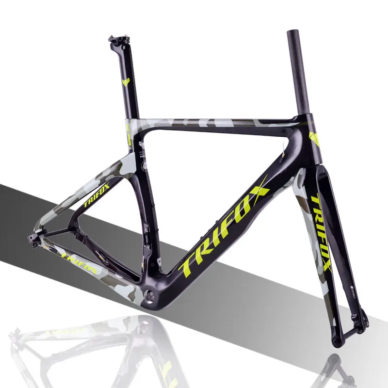Flash Deal Carbon Road Frame Cycling Frame  3K Bicycle Frameset Di2/Mechanical Racing Carbon Telaio Carbonio Strada 2019 Road Frame 0