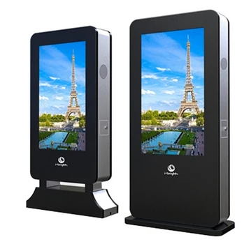 شراءشاشة إل سي دي عالية الإضاءة الرقمية لافتات 55 بوصة تعمل باللمس كشك شاشة Lcd خارجية الإعلان شاشة LED خارجية عرض