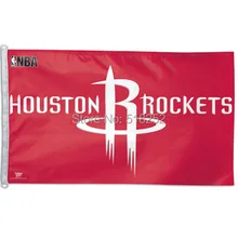 Houston Rockets Flag 3×5 FT 150X90CM Banner 100D Polyester NBA flag 115, free shipping