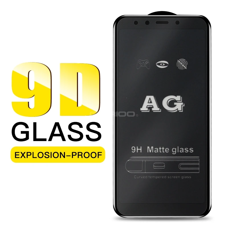 

Full Cover Matte Glass For Oneplus 5 5T 6T 6 Tempered Glass No Fingerprint Screen Protector One plus 6 Oneplus6 Frosted Film