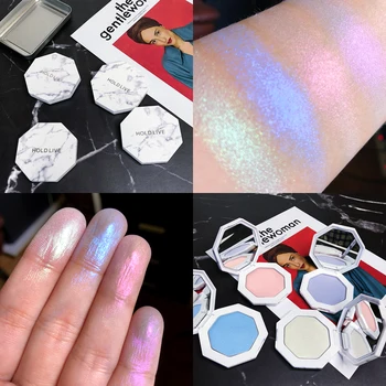 

Makeup Shimmer Glitter Highlighter Palette Base Illuminator Highlight Face Body Contour Cosmetic Bronzer Palette