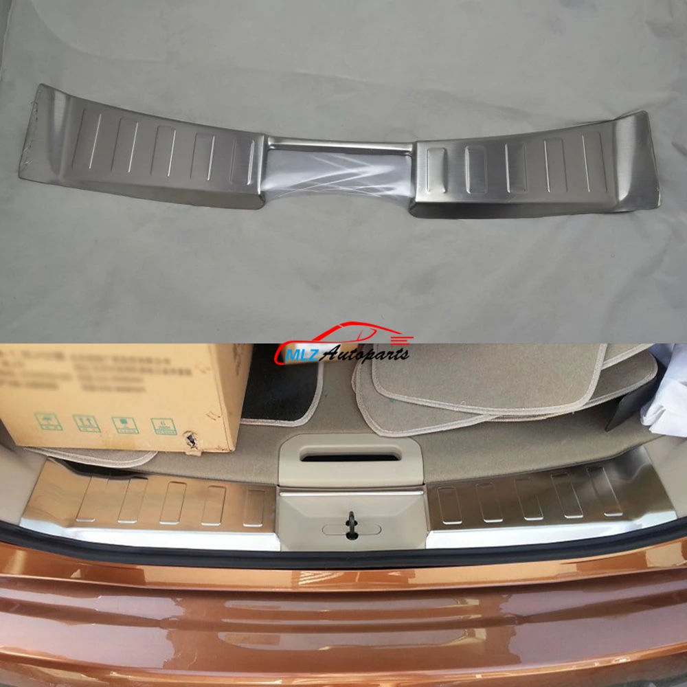 

Car Rear Trunk Bumper Protector Sill Plate Guard Skid Cover Trim Stainless Steel For Nissan X-Trail Rogue T32 2014 2015 2016