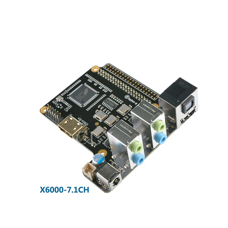 

X6000 7.1CH Expansion Board for Raspberry Pi 3 / 2 Model B