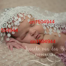 Стрейчевая кружевная накидка новорожденный реквизит для фотосъемки ребенок душ подарок реквизит для пеленания для ребенка фото