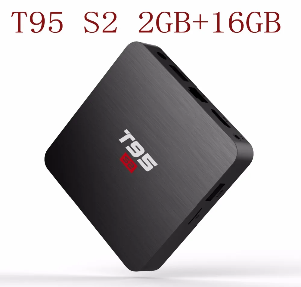 

T95 S2 TV BOX Android 7.1 OS Smart TV Box 2GB 16GB Amlogic S905W Quad Core 2.4GHz WiFi Set top box 1GB 8GB T95S2 PK R69 Player