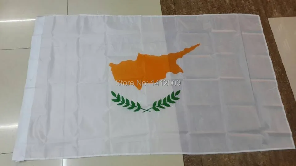 

Free Shipping 90*150cm Hanging Cyprus National Flag Office/Activity/parade/Festival/Home Decoration 2014 New fashion