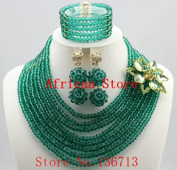 

Fashion New Dubai Jewelry Set Bridal Jewelry Sets Statement Necklace African Beads Jewelry Set Free Shipping SD801-7