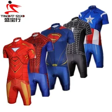 2016 New Arrival ! Super Hero Cycling Jerseys Summer Breathable Ropa Ciclismo Bike Sports Clothing Cycle Bicycle Clothes