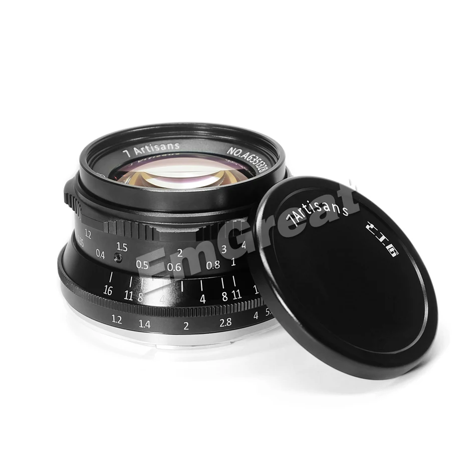 7 ремесленников 35 мм F1.2 Prime объектив для sony E-mount/для Fuji XF APS-C беззеркальная камера ручной фокусировки фиксированный объектив A6500 A6300 X-A1