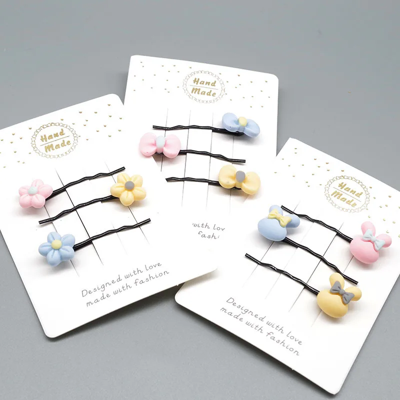

New Hot Selling Cartoon Metal Children Animals Flowers Hairpins Cute Hair Clips Barrette for Girls hairgrips Hair Accessories