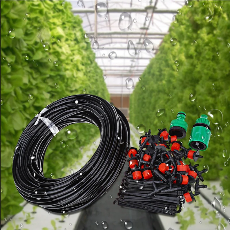 25M DIY Automatic Micro Drip Irrigation System Plant Watering Garden