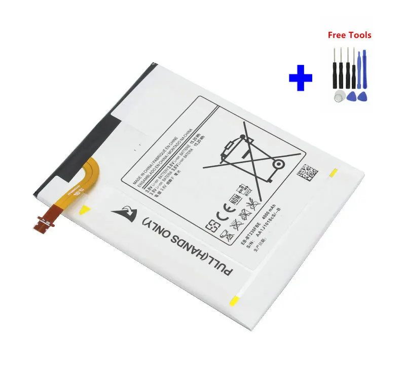 1x4000 мА/ч EB-BT230FBE запасная батарея для Samsung Galaxy Tab 4 7 0 &quotУголок T230 T231 T235 SM-T230 SM-T231 +