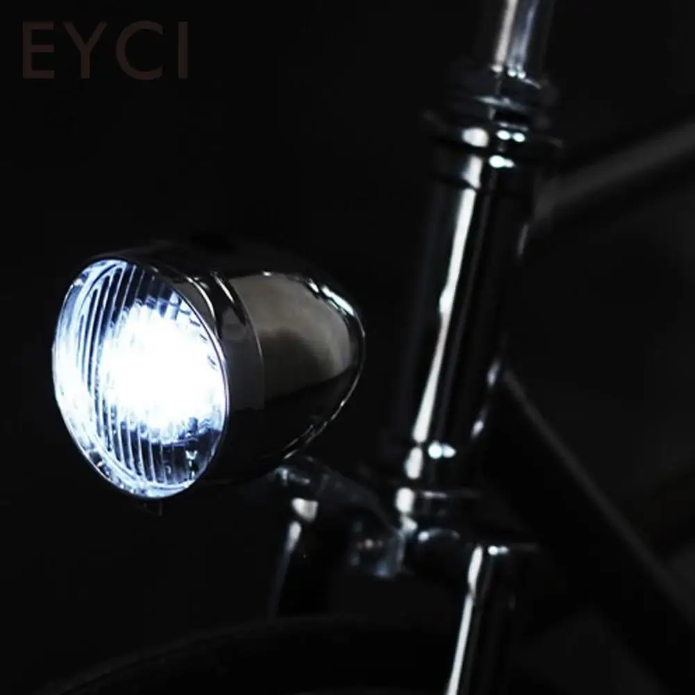 1 шт. Ретро винтажный велосипедный фонарь, велосипедный передний светильник, велосипедный головной светильник, велосипедный винтажный светодиодный велосипедный аксессуар для езды на велосипеде