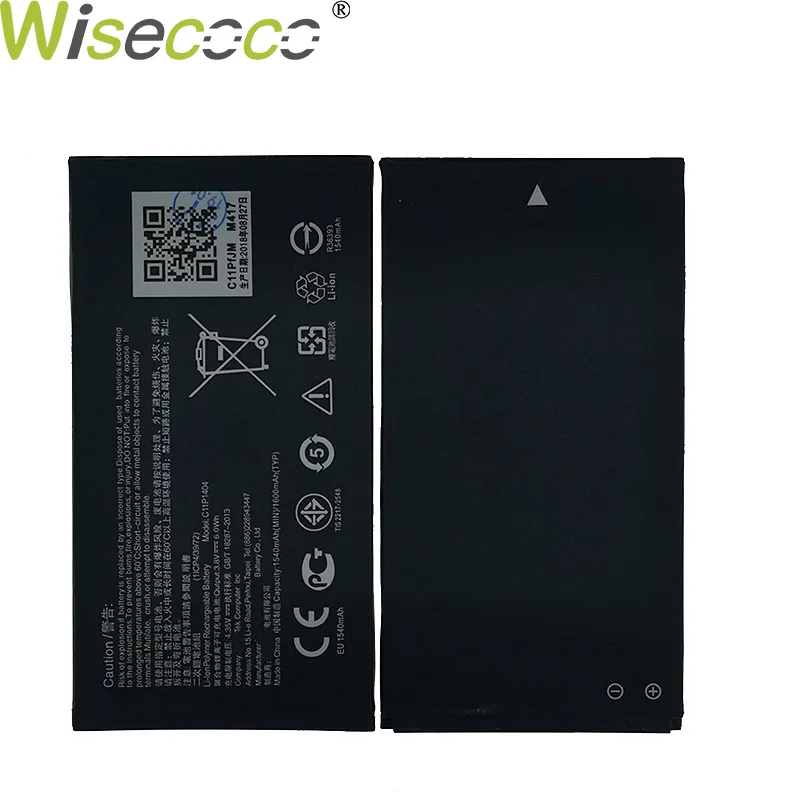 

WISECOCO New 1600mAh C11P1404/C11P1320 Battery For Asus A14 A400 A400CG A450CG padfone mini 4.0 T100EP ZenFone 4 With Track Code