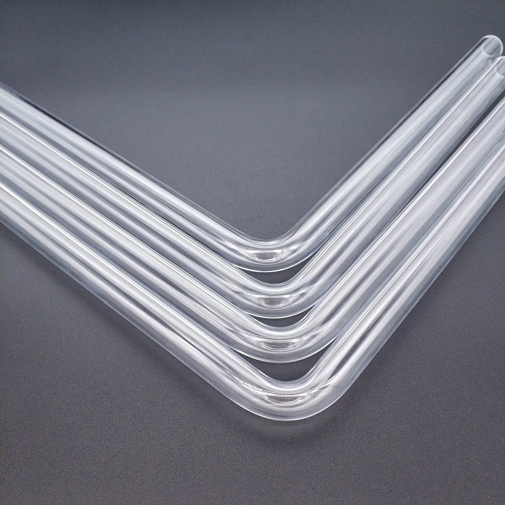 Barrow PMMA / PETG жесткая трубка (OD12mm/OD14mm OD16mm ) + толщина 2 мм 90 градусов гибкая прозрачная