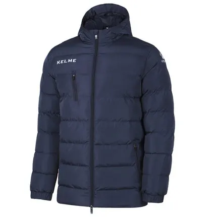 KELME/детские спортивные зимние куртки; пуховое пальто для мальчиков; плотные теплые парки с капюшоном для больших мальчиков; пальто; детская верхняя одежда для бега; куртки; PO14 - Цвет: Deep Blue