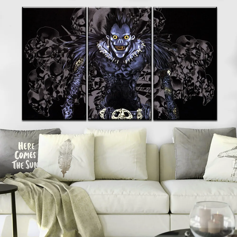Canvas Art Print Anime Death Note Painting Ryuk Poster Decor Framework ...