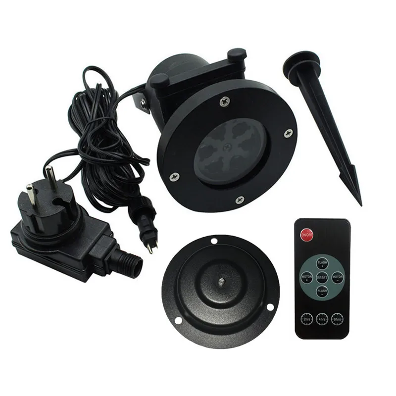 16 Patterns Outdoor Moving Garden Laser Projector Lamp IP65 Waterproof Halloween Christmas Holiday Landscape Laser Light