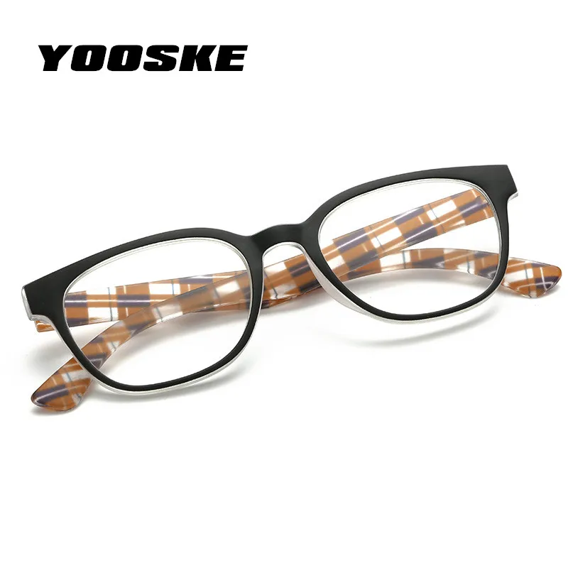 YOOSKE Fashion Women Reading Glasses Men Design No Screw Detachable