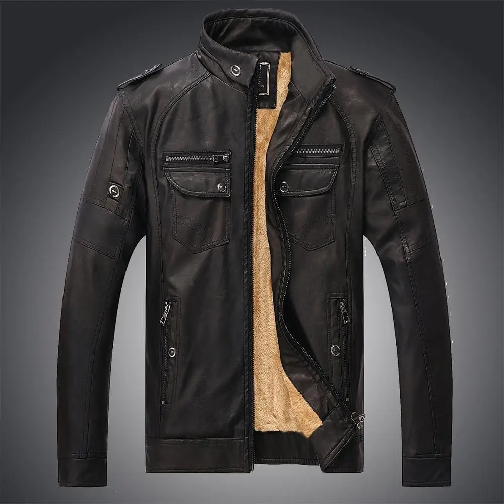 Мужские Кожаные Куртки из искусственной кожи Jaqueta Masculinas Inverno Couro куртка Jaquetas De