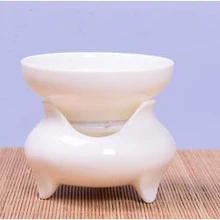 Новое прибытие ПРЕВОСХОДНОЕ КАЧЕСТВО слоновой кости белый фарфор чайное ситечко или Селадон элегантный Лапсанг Сушонг черный чай фильтр