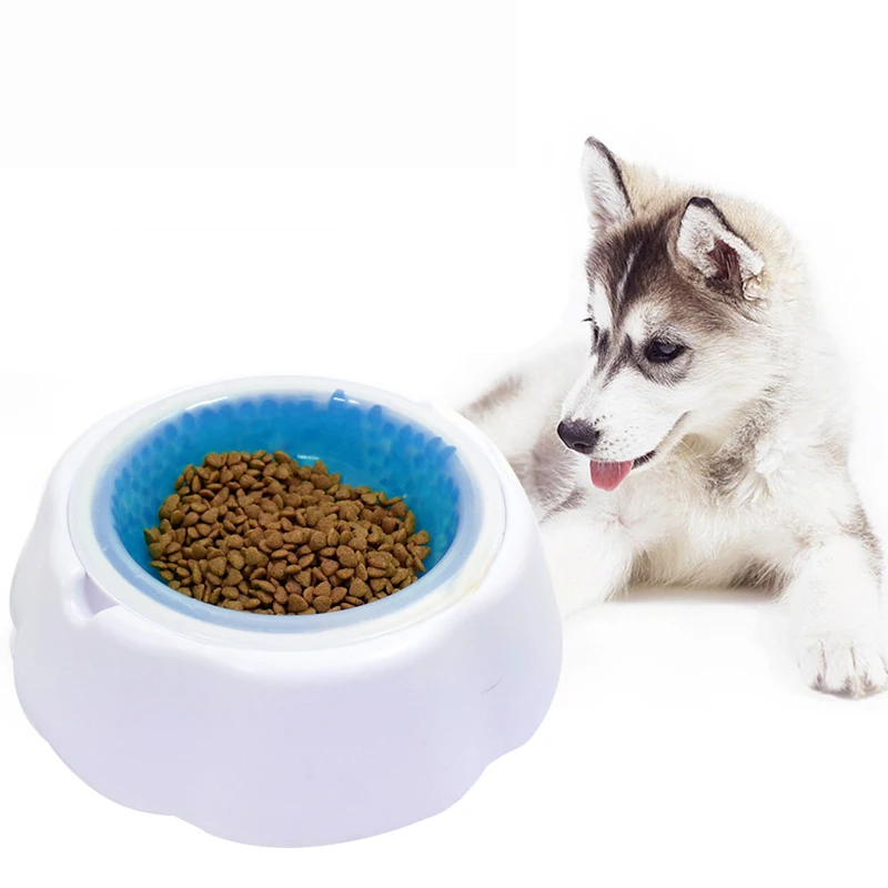 

Dog Pet Feeding Bowl Summer Frosty Cooling Bowls Keeping Food Fresh And Cold Rapid Cooling Bowl For Dog Pet Feeding ZA0013