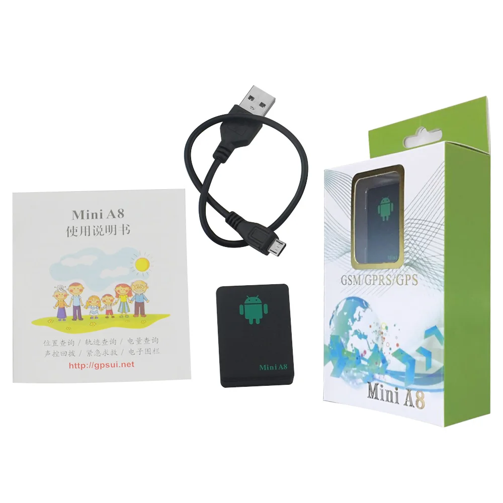 

MINI A8 GSM GPRS SMS tracker mini a8 with free app and platform remote control classical tracker MINIA8 with original retail box