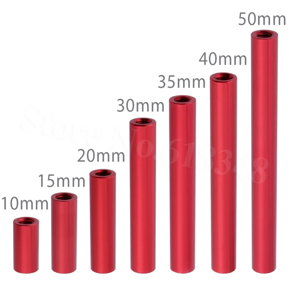10PCS Aluminum Standoff Spacer M3x10mm 15mm 20mm 30mm 35mm 40mm 50mm