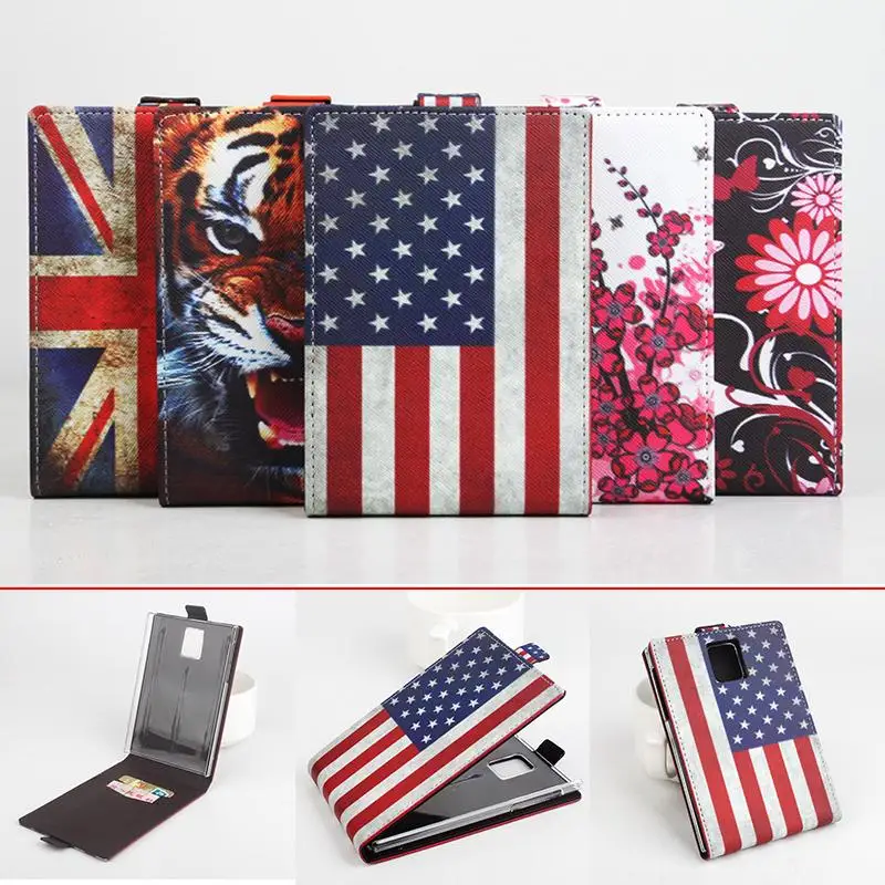 

Lingmao For Blackberry Q30 Luxury Leather Wallet Case Cover For Blackberry Q30 3D Print Flag Butterfly Flower Flip Phone Bag