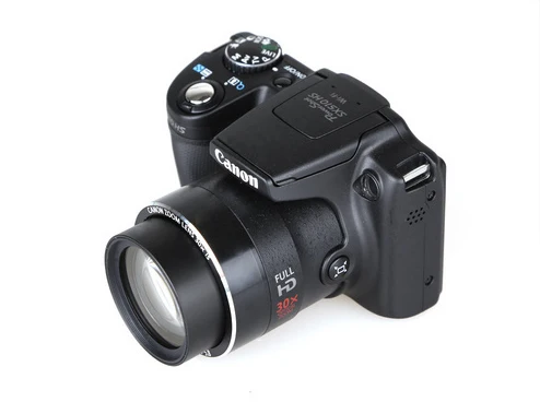 

USED CANON Digital CAMERA POWER_SHOT SX510 HS 12.1MP WIFI IS 30x Optical Zoom + Memory Card camcorder