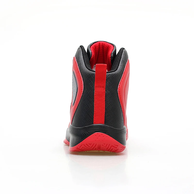 Plus Size Male Sneakers Size 39-47 Man Basketball Shoes Spring Autumn Mens High Top Sneakers Black Red Basketball Court Shoes