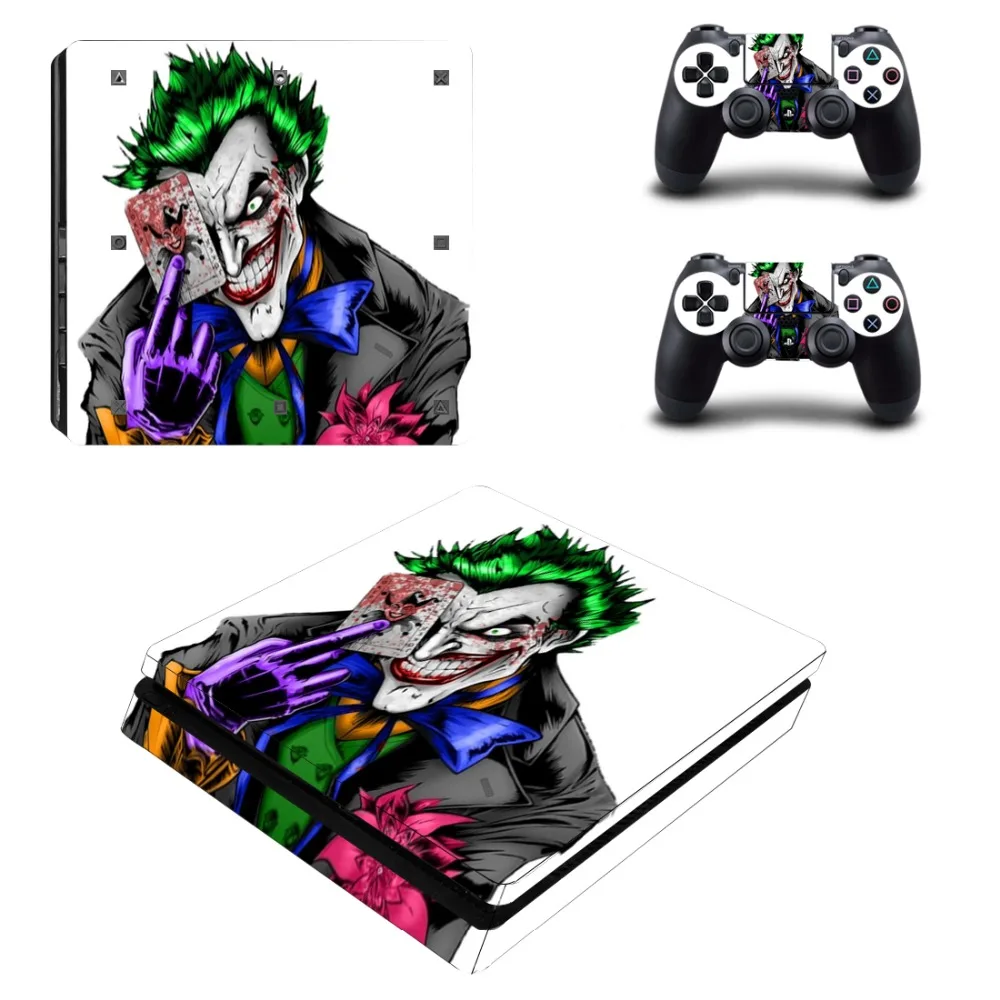 DC Джокер PS4 тонкий стикер кожи наклейка винил для Playstation 4 консоли и 2 контроллеров