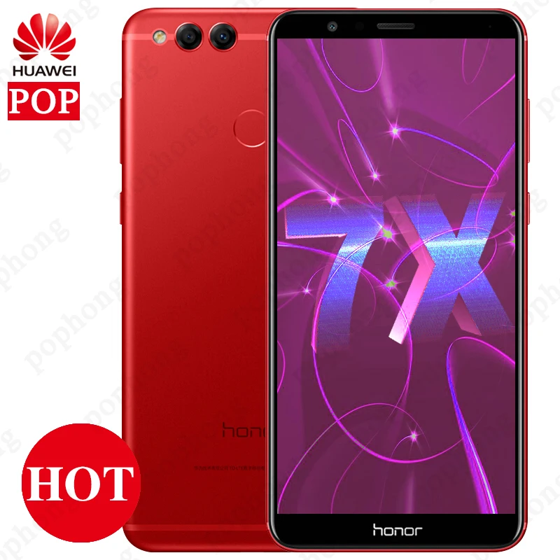 

Global Firmware HONOR 7X Smartphone 4GB 64GB 5.93 inch Kirin 659 Octa Core Dual Rear Camera 16MP Fingerprint Android 7.0