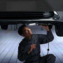 COB светодиодный аварийно-спасательных работ, контрольная лампа ручной 5 режимов складной USB Перезаряжаемые фонарик Магнитный крючок факел лампы