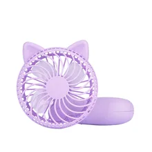 USB Перезаряжаемые рукоять, мини-вентилятор с сильным ветром вращающийся ручка Портативный напольный вентилятор охлаждения для Office для дома