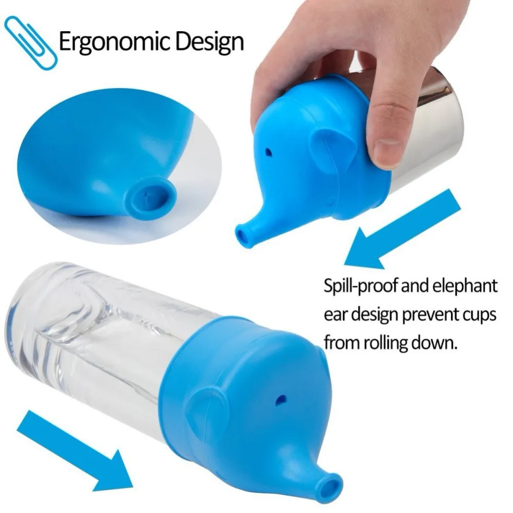 Детская посуда для напитков из Нержавеющей Стали Sippy Cup малышей и детей с