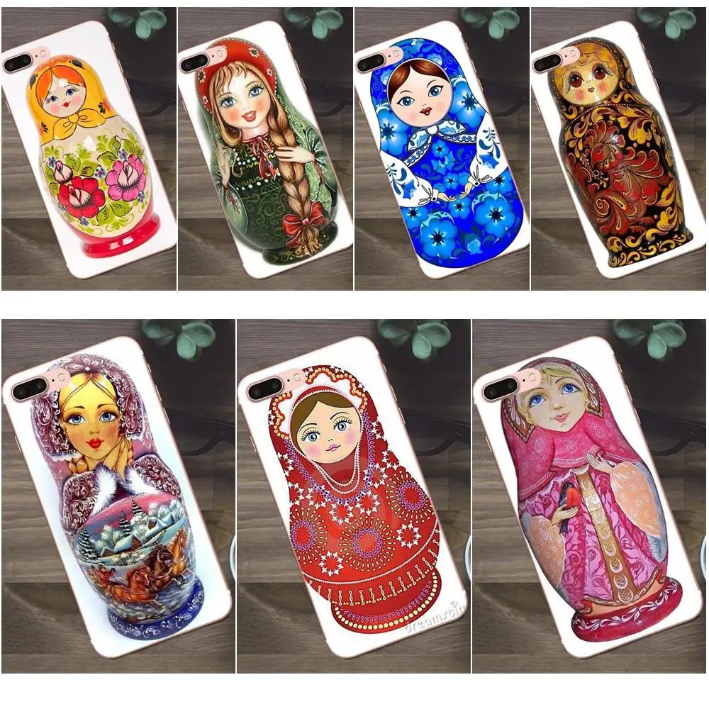 

Bixedx Soft TPU Protective Russian Dolls For Apple iPhone 4 4S 5 5C SE 6 6S 7 8 Plus X Galaxy A3 A5 J1 J2 J3 J5 J7 2017
