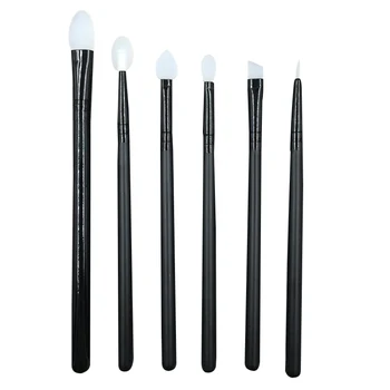 

6pcs Professional Makeup Eyeshadow Brushes Soft Silicone Eyeliner Brush Cosmetic Beauty Make Up Tool Mayitr