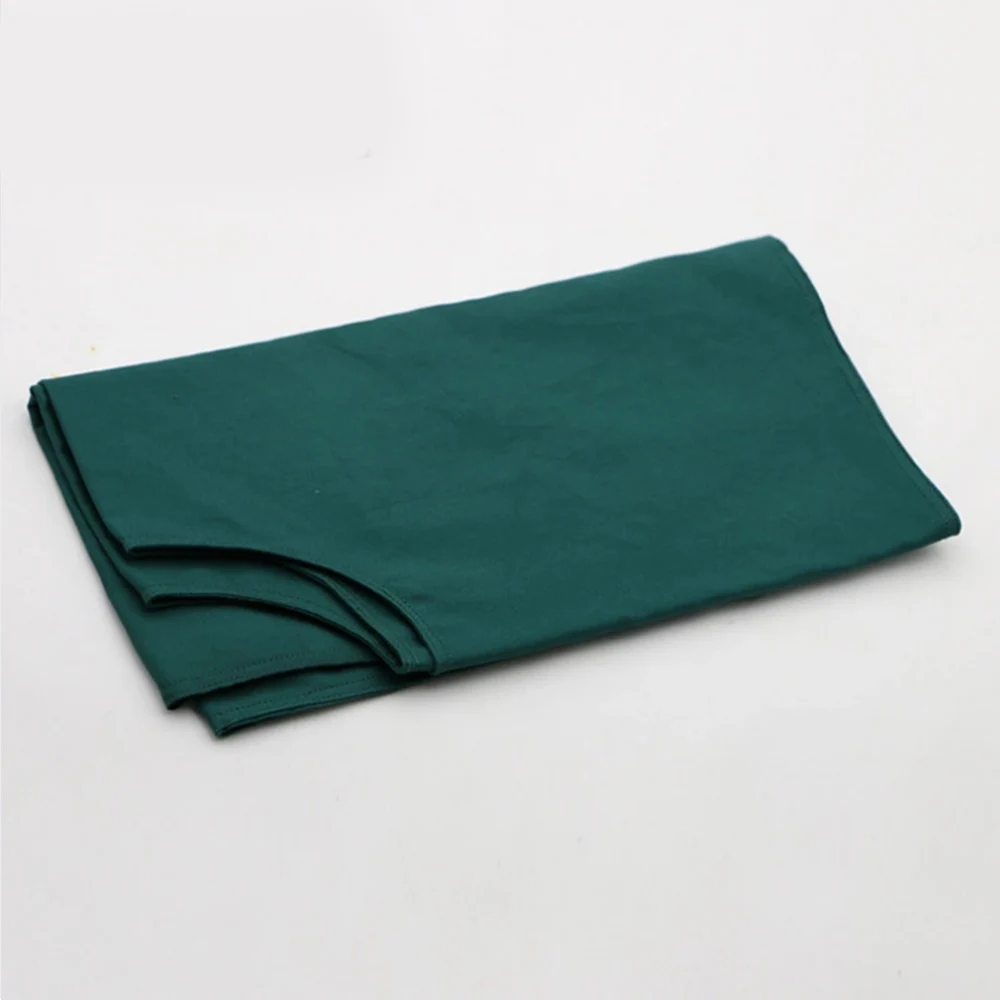 50X50 см одно хирургическое отверстие занавески медицинское отверстие покрытие полотенце из чистого хлопка Зеленый косметическое управление отверстие полотенце
