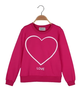 

Crewneck sweatshirt with heart