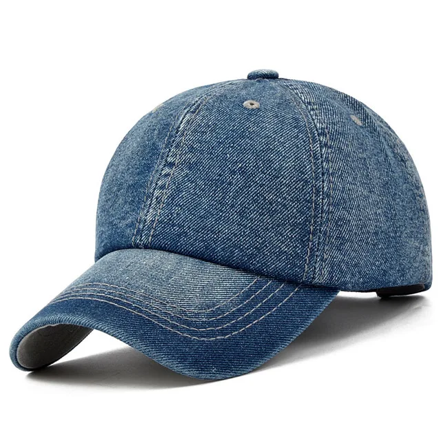 denim baseball cap