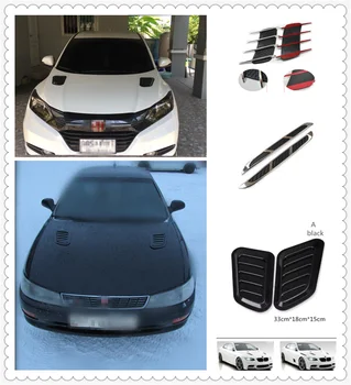 

universal 2Pcs car modification simulation hood car network sticker for Jeep Renegade Cherokee Wrangler Compass Patriot