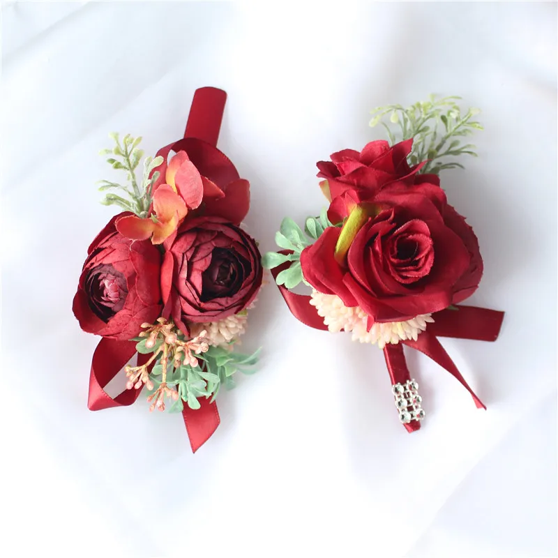 pink wrist corsage  (3)