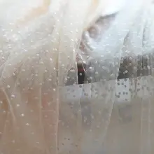 5 ярдов Черная Тюлевая кружевная ткань в горошек, вышивная сетка петли кружевная ткань с бархатной точкой