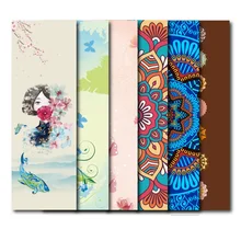 5 MM Lotus Pattern Suede TPE Yoga Mat Pad Non-slip Slimming Exercise Fitness Gymnastics Mat Body Building Esterilla Pilates