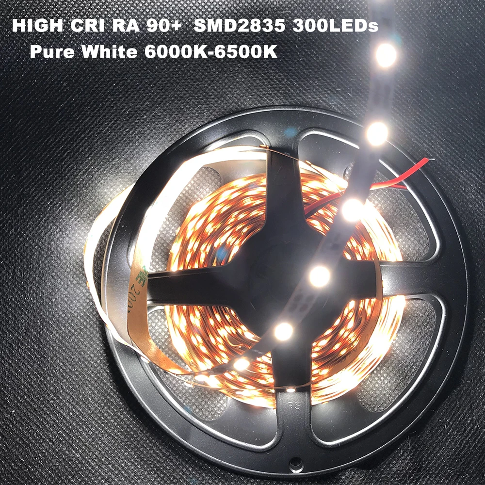 12v 2835 Series CRI 90+ 3000k Warm white color LED strip light + Alumi