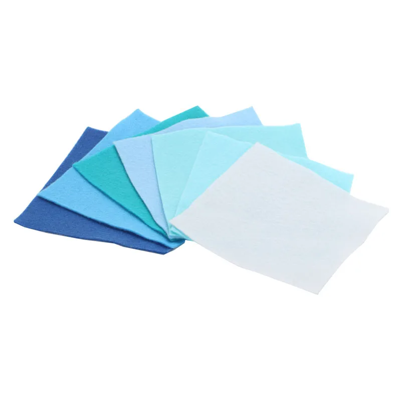 Для выведения токсинов, 40 шт DIY полиэстер мягких фетровых цветная Нетканая Ткань Лист ручной работы 15x15 см, не выцветает