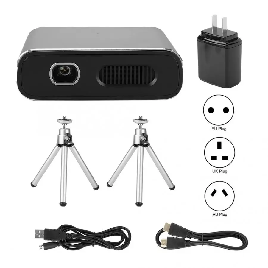 

RD-630 Mini DLP HD LED Portable Projector Home Fit for Android 110-240V 1080p